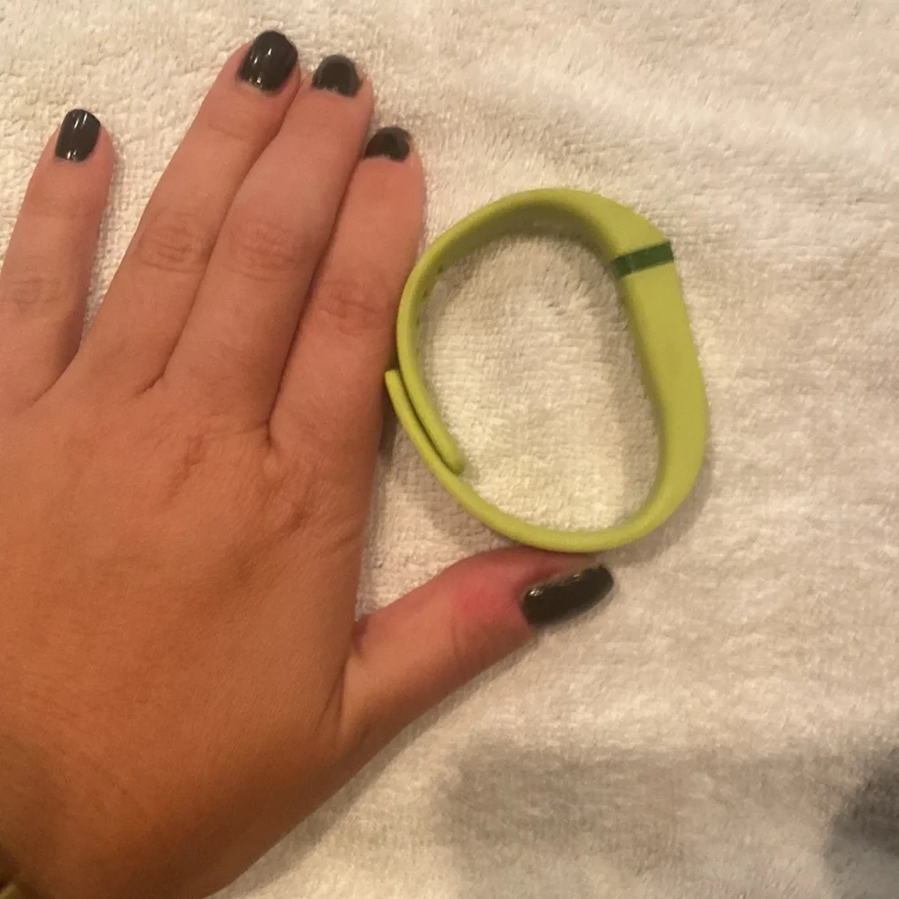 Neon green Fitbit case